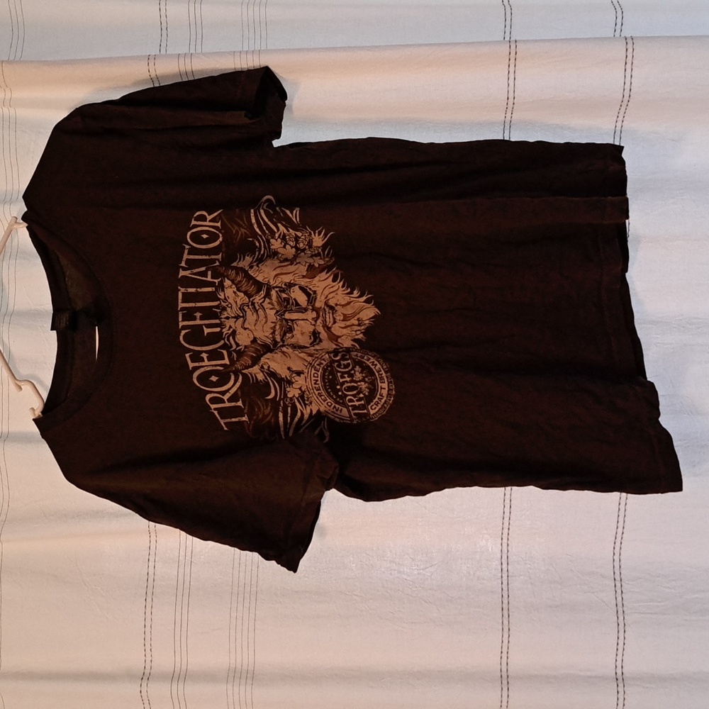 Mens Troegenator Troegs brewery thin vintage soft feel tshirt size large